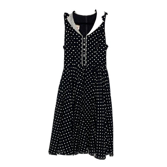 Candi Jones Of California Dresses & Skirts - Candi Jones Calif Polka Dot Dress Womans Sz 11 Sleeveless Black & White Vintage